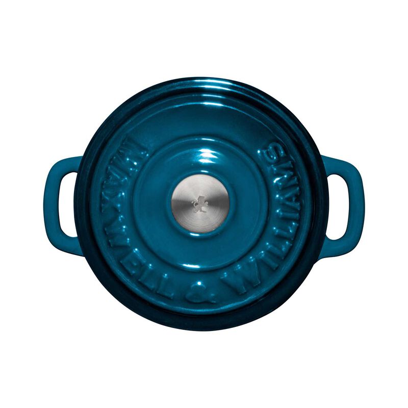 Maxwell & Williams Cast Iron Cocotte Midnight Blue 9.5cm/260ml Gift Boxed image number 2